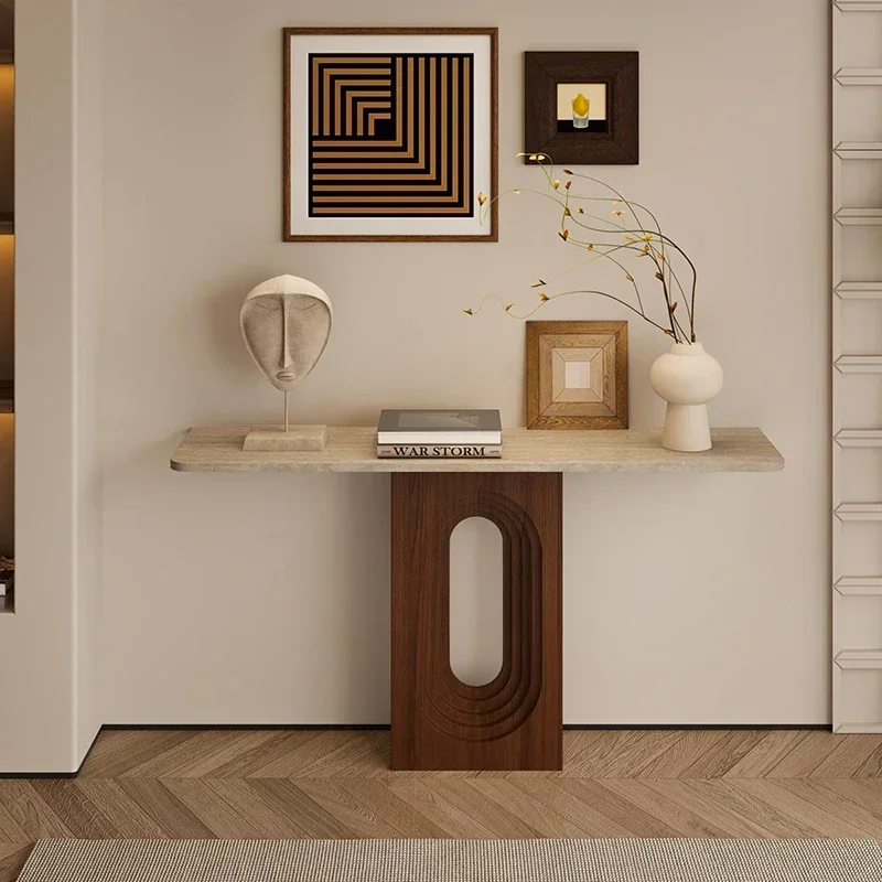 

Narrow Modern Corner Table Gothic Luxury Furniture Design Console Tables Senior Cute Mesa De Entrada Furniture Living Room