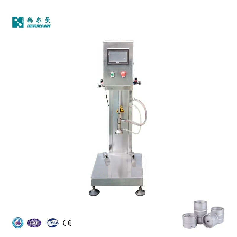 ماكينة غسل برميل البيرة ذات الرأس المزدوج عالية الجودة لمصنع البيرة