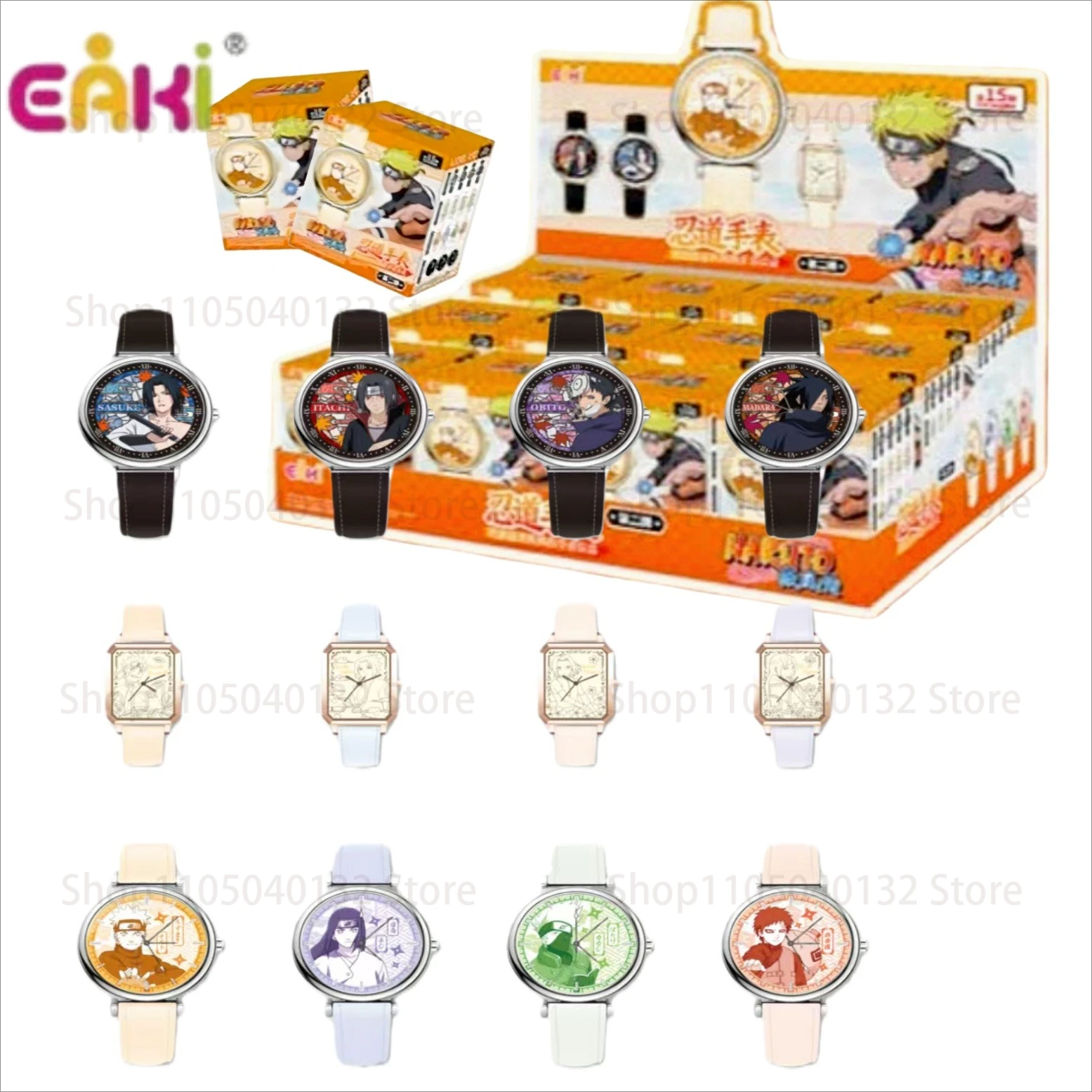 

In Stock EAKI Naruto Shippuden Co-branded Ninja Way Watch Limited Time Exquisite Dial Anime Fan Gift