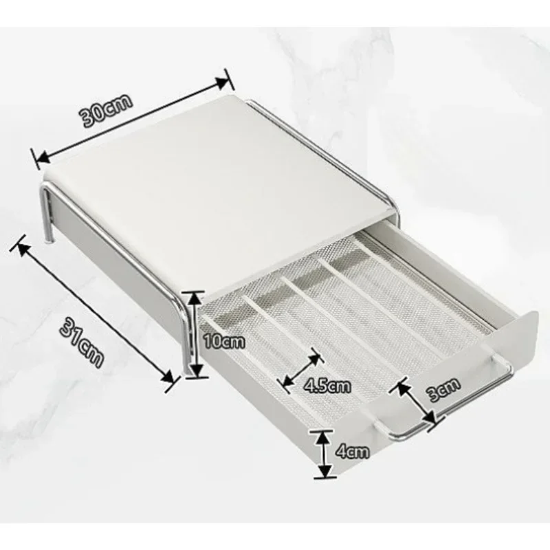 カプセルコーヒーディスプレイラック,ウォーターバーカウンター,インスタグラムスタイルのデスクトップ,ティーバッグ収納ボックス,コーヒーマシンベース引き出し