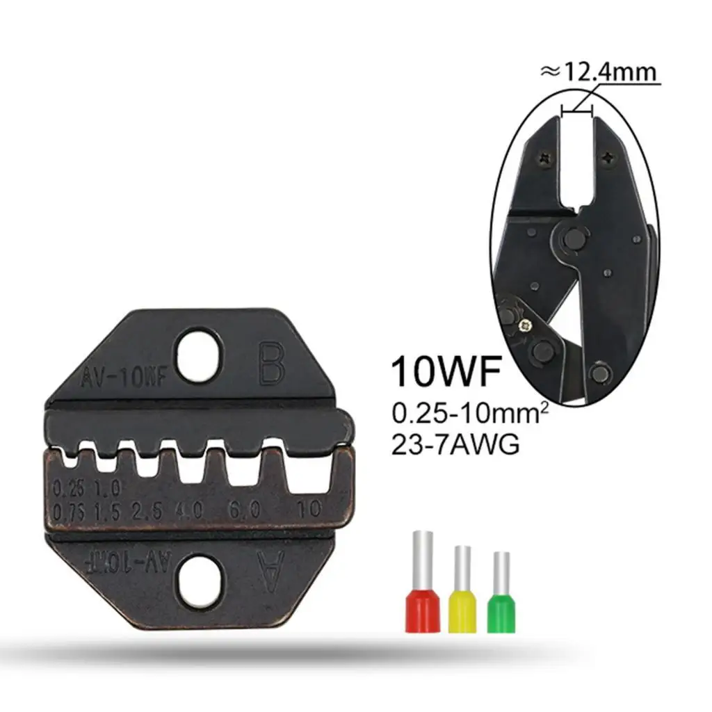 Crimper Tool Replacements, Crimper Dies, Crimper Jaws Interchangeable Attachment for Crimper Accessories