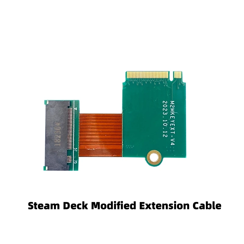 Steam Deck Modified Extension Cable, Upgrade 4T8T Solid State 2230 to 2280 SSD on Steam Deck, Steam Deck Accessories