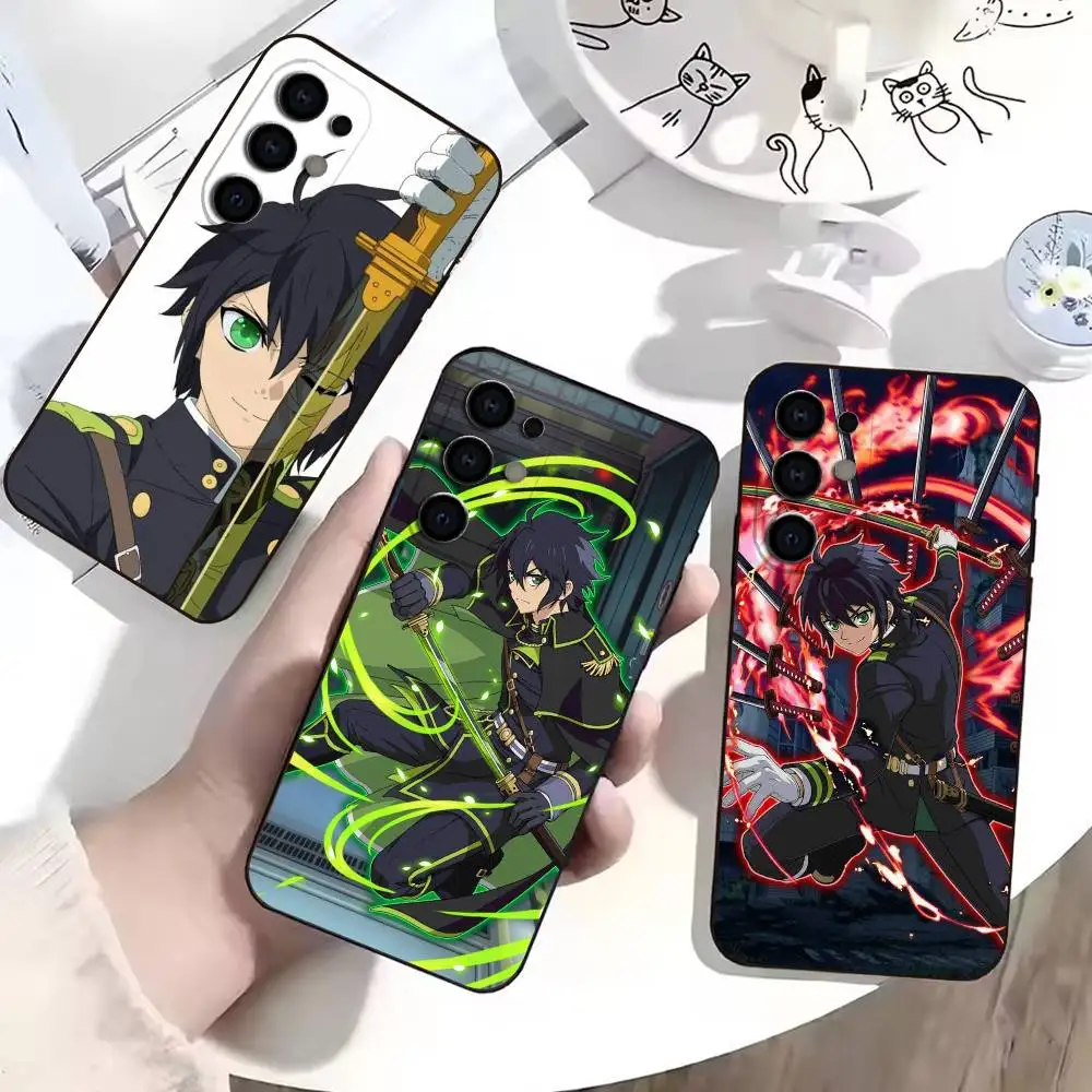 Seraph of the End Yuichiro  Phone Case Black Silicone Soft For Samsung S25,S24,S21,S22,S23,S30,Ultra,S20,Plus,Fe,Lite