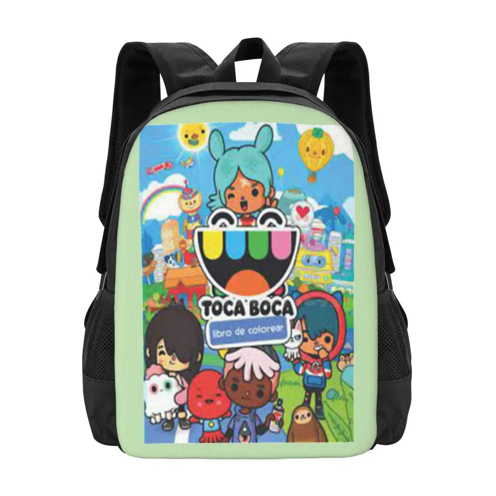 

Toca Boca School Bags For Teenage Girls Laptop Travel Bags Toca Squad Toca World Toca Elements Toca Doctor Toca Boca For Kids