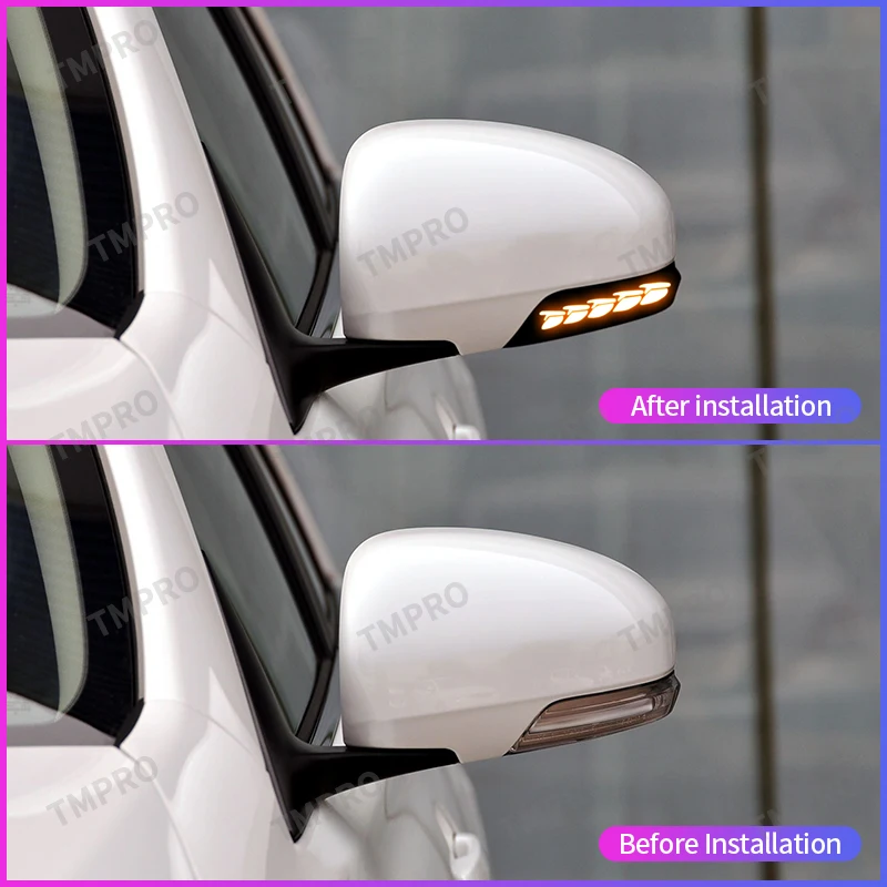 Rearview mirror, reverse mirror, applicable for Toyota Reiz MARK 13th Crown WISH Prius flowing light,LED flashing turn signal