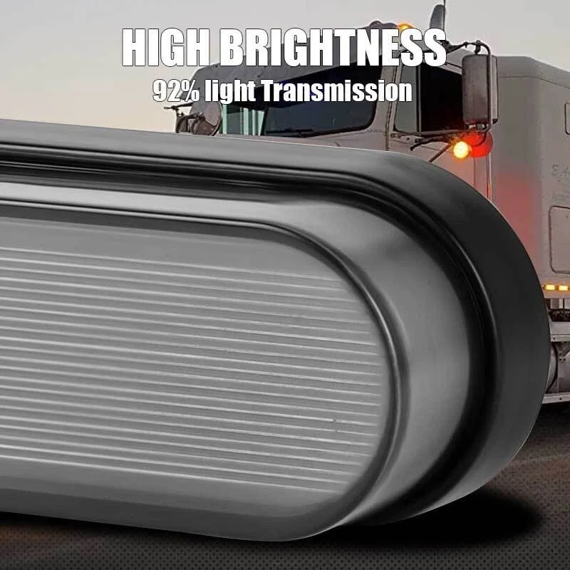 

2pcs Halo Neon 34 LED Tail Light Flowing Turn Signal Brake Stop Lamp Universal For Trailer Truck Motorcycle Car Accessories