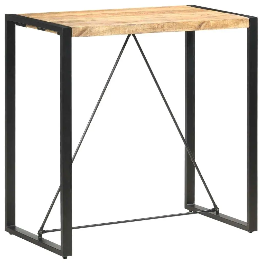 Solid Wood Bar Table 43.3x23. for X4 3.3 - Stylish and Durable Pub Table for Home & Kitchen