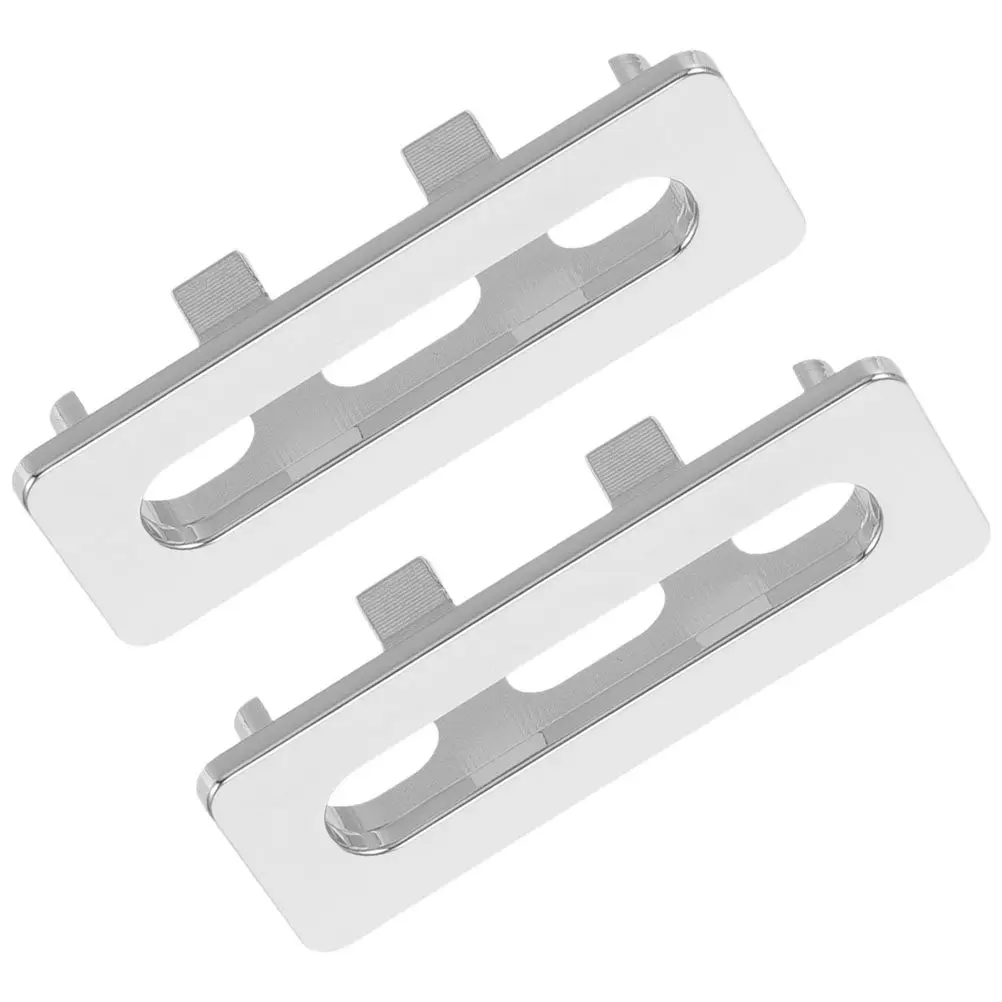 

2Pcs Plastic Sink Overflow Covers Basin Overflow Rings Rectangle Drain Hole Insert for Bathroom Kitchen Use Plastic Basin Insert