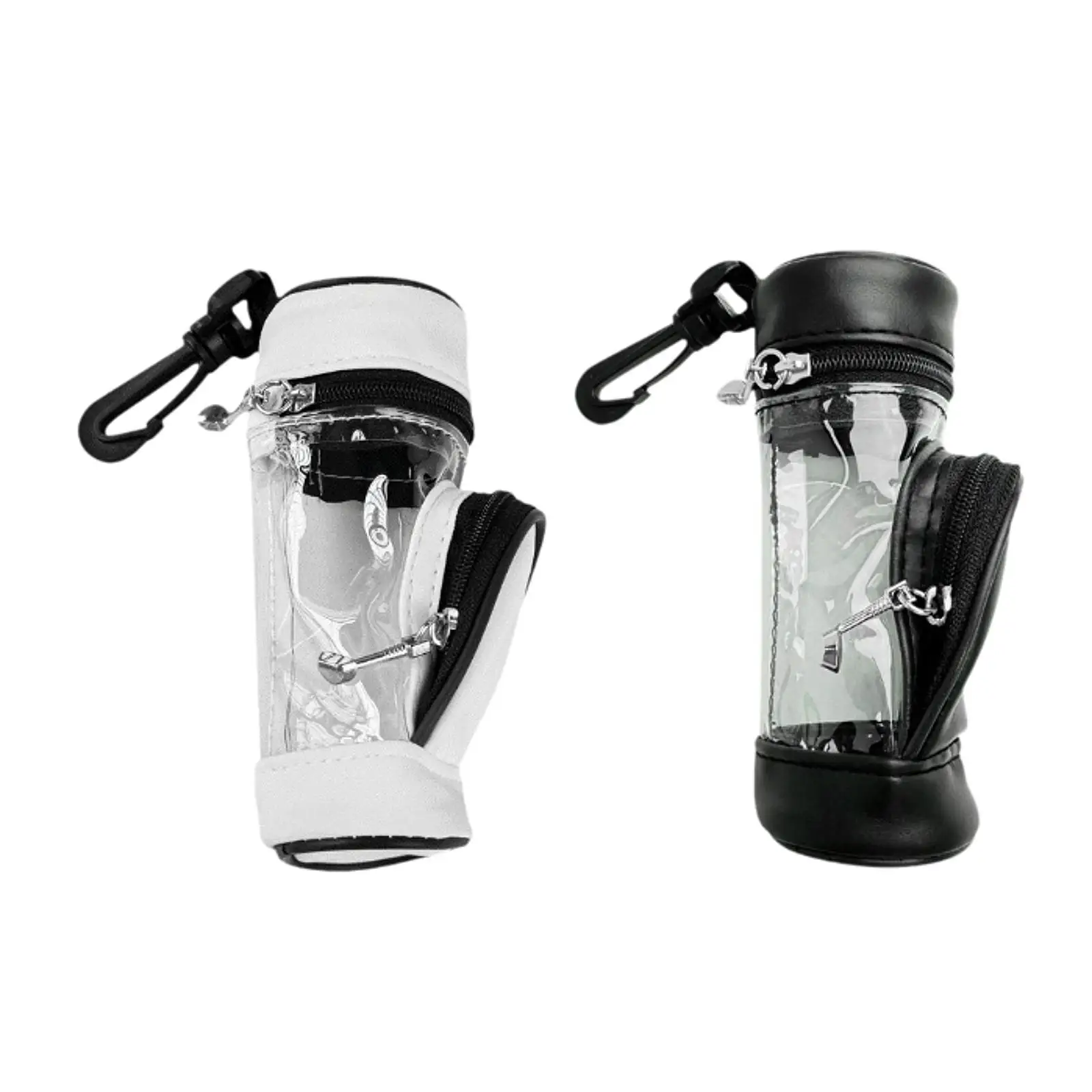 

Сумка для мяча для гольфа Маленькая легкая сумка для держателя мяча для гольфа из искусственной кожи Поясная сумка