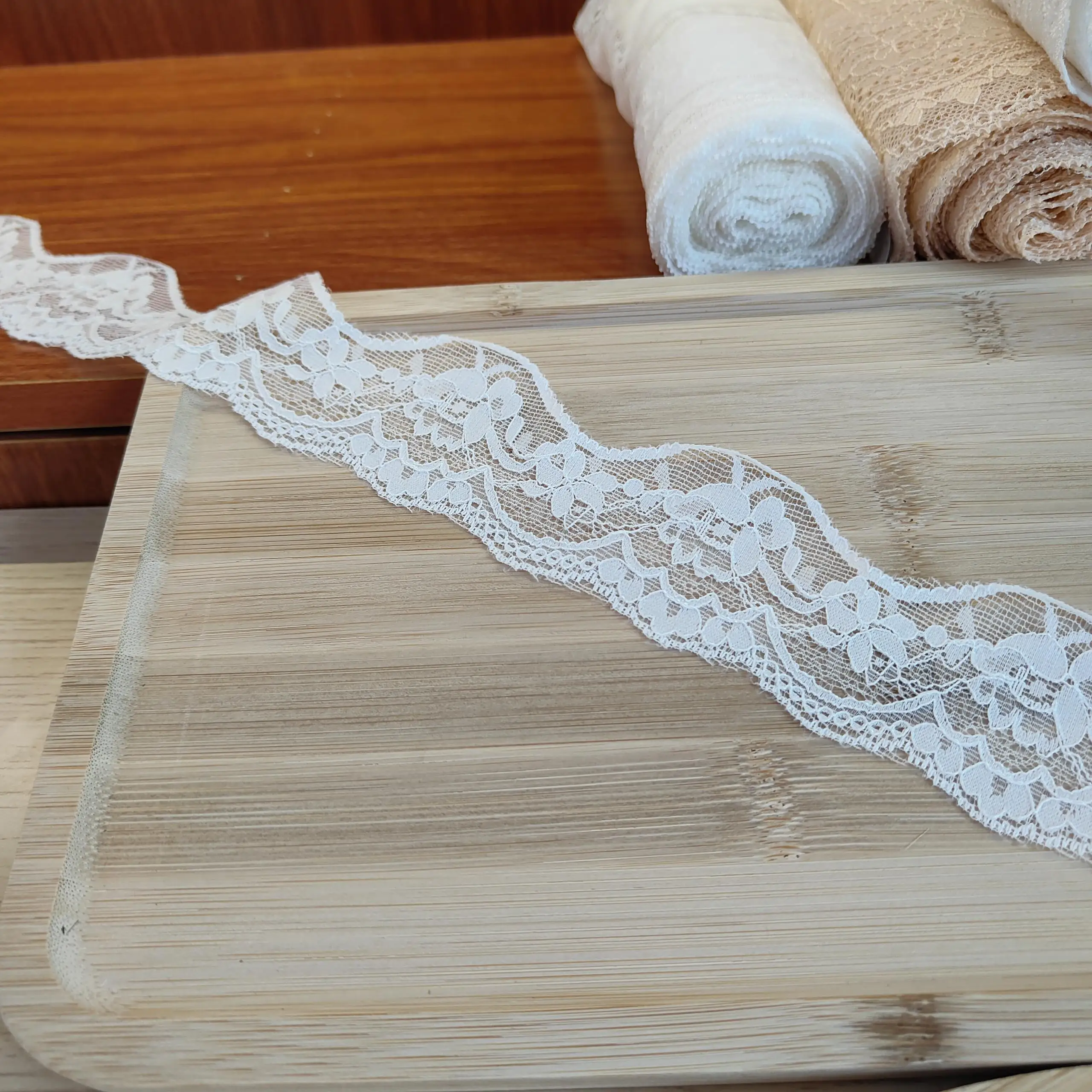 S1044 20-7 5 см кружевная отделка для нижнего белья, прессованная кружевная одежда Sskirt нижнее белье Швейные аксессуары