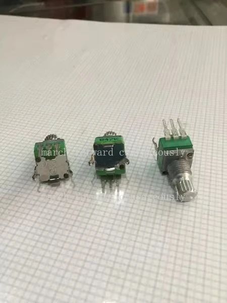 alpha-rk09-タイプ高精度ポテンショメータ用-10-個、b47k-シングルリンクベントフット、シャフト長さ-12mm