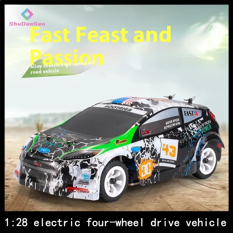 Weili K989 1:28 Electric Four-Wheel Drive Off-Road Vehicle 2.4g Remote Control Alloy Chassis High-Speed Car Toy Car