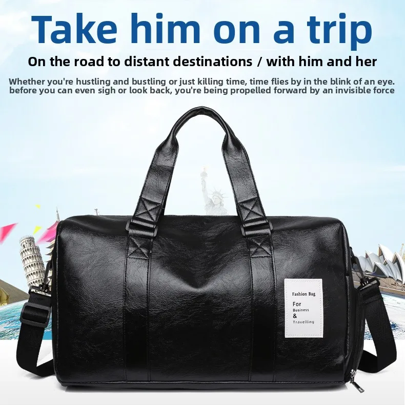 

Men's Fitn Bag ort Trip Travel Bag Large Capaci Lightweight Handheld Lage Crossbody Swimming Storage Sport Bag