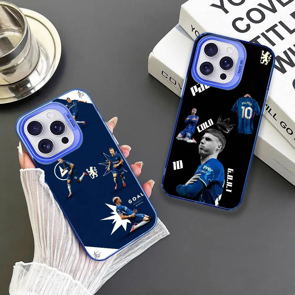 

football The Blues-s Phone Case For iPhone 16,15,14,13,12,11,Mini,Pro,MAX Blue Matte Shockproof Cover