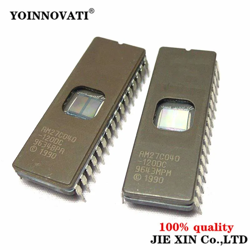 10PCS AM27C040-120DC AM27C040-90DC AM27C040 27C040 UV EPROM 4M DIP-32 IC