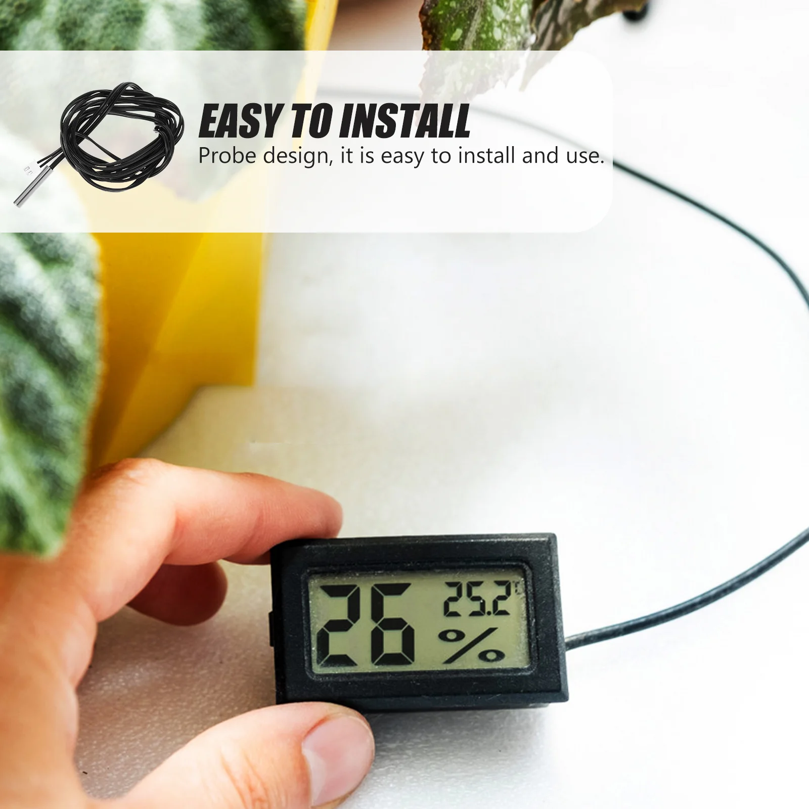 3 قطعة مستشعر درجة الحرارة الثرمستور مقاوم للماء الثرمستور الطويل درجة الحرارة التحقيق ارتفاع درجة الحرارة قطعة بديلة لمستشعر التحقيق ترموستات مجسات