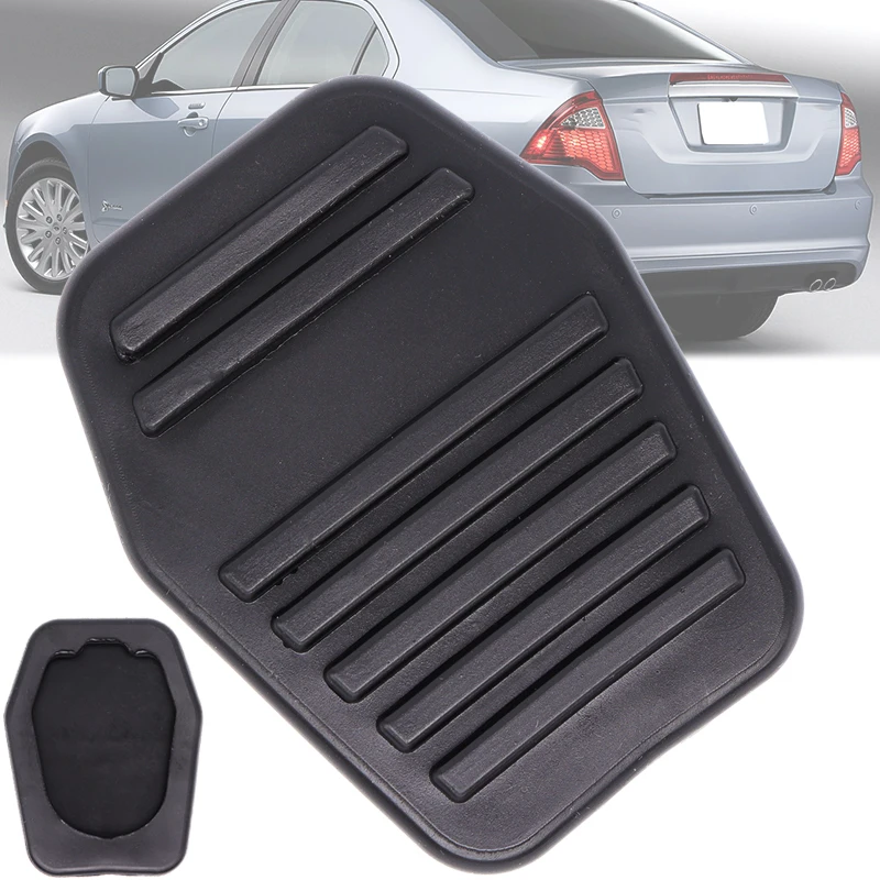 For Ford Focus 1 MK1 1998 - 2005 Fusion 2001 - 2007 2008 2009 2010 2011 2012 Car Black Rubber Foot Brake Clutch Pedal Pad Covers