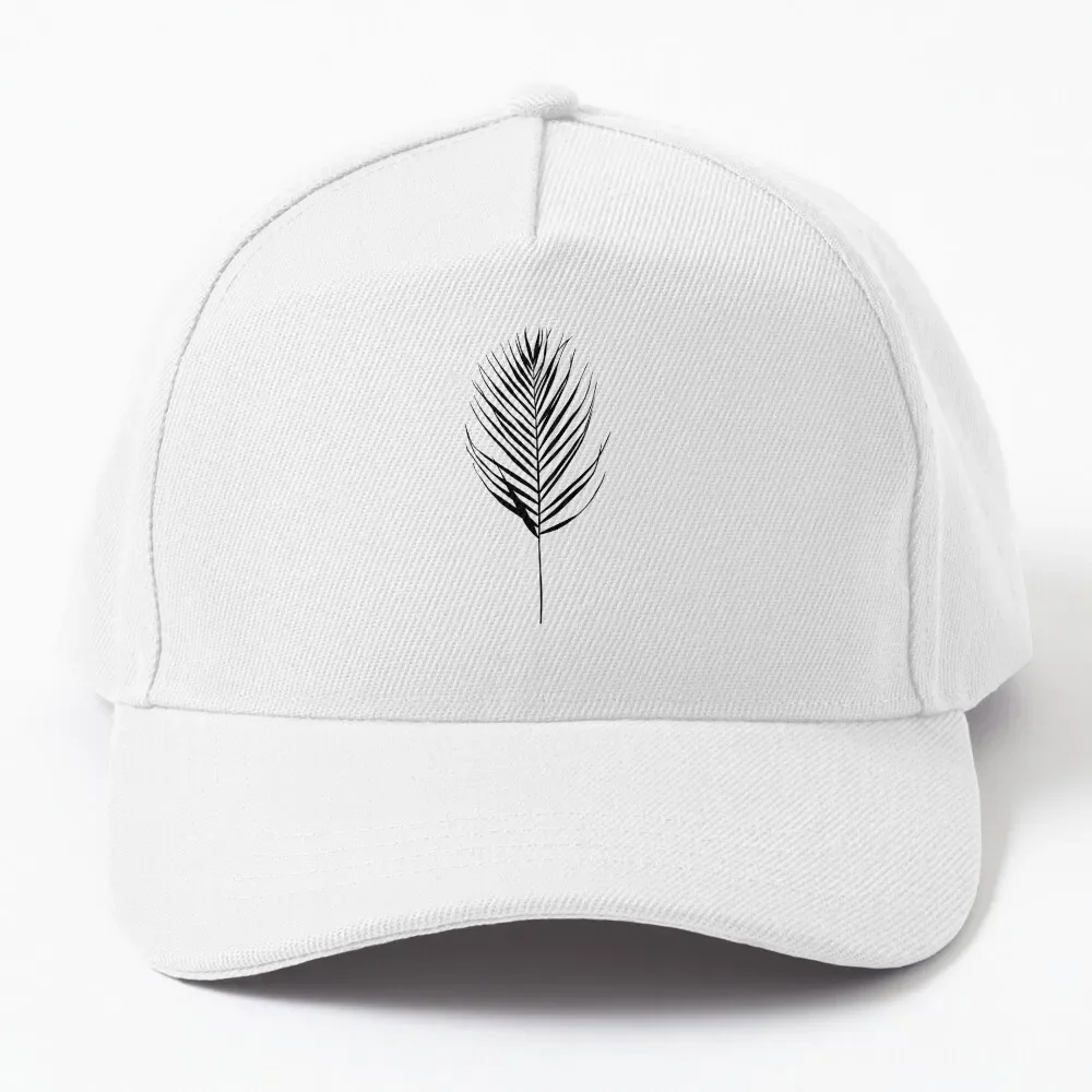 Palm leaf silhouette illustration - Evelyn Baseball Cap hiking hat Military Tactical Caps Men'S Hat Luxury Women'S