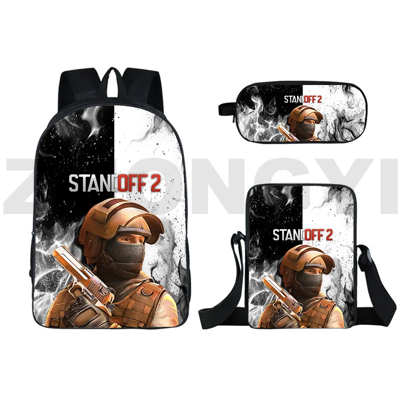 3D Printed Standoff 2 Game Rucksack Travel Backpack Boys Pencil Case Women Fashion Backpack Children fashion causal School Bags