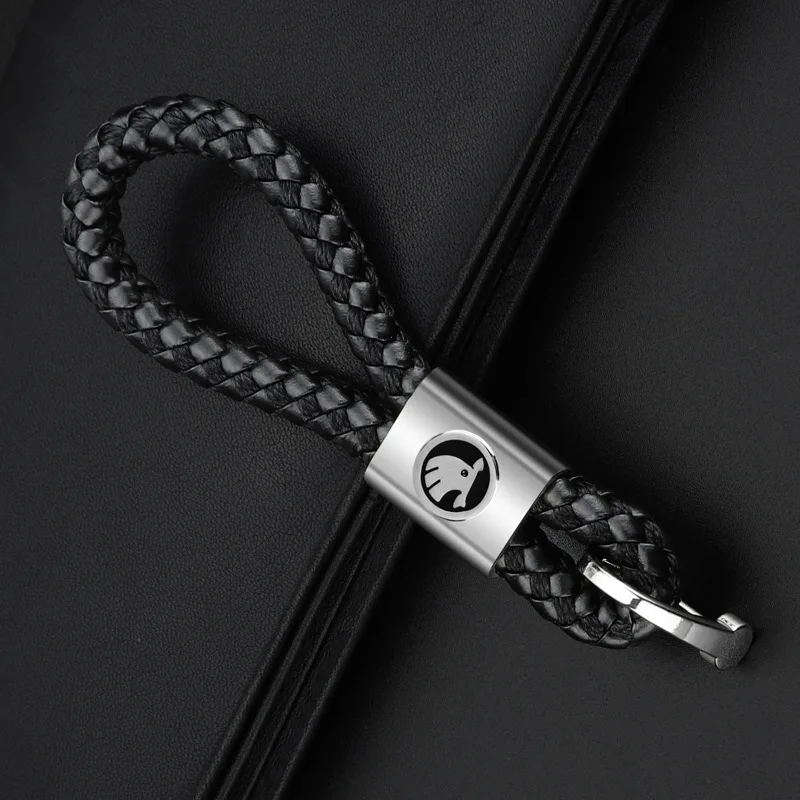 Car Braided Rope Car Keychain Keyring Key Pendant For Skoda Octavia MK2 MK1 2 3 A5 A7 A8 Fabia Karoq Superb Rapid Kamiq Scala