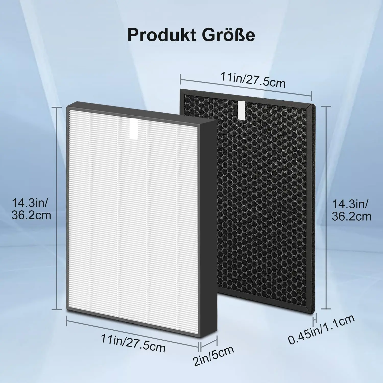 

Replacement Filter for FY2420 Air Purifier, 2-in-1 HEPA & Activated Carbon Filtration, 1 Pack