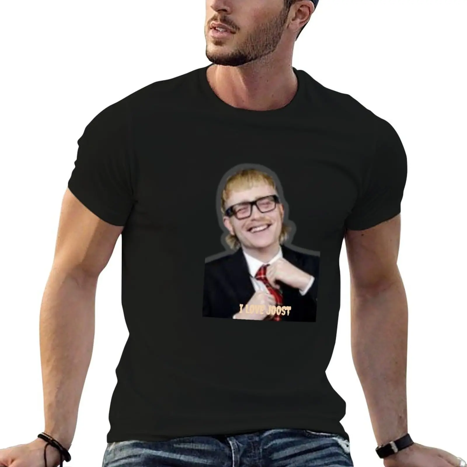 

Joost Klein.I live joost klein.Heart.Eurovision 2024 Art design.Merch T-Shirt t shirt man cotton T-Shirt