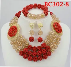 African Wedding Coral Beads Jewelry Set African Beads Jewelry Sets Nigerian Wedding Jewelry