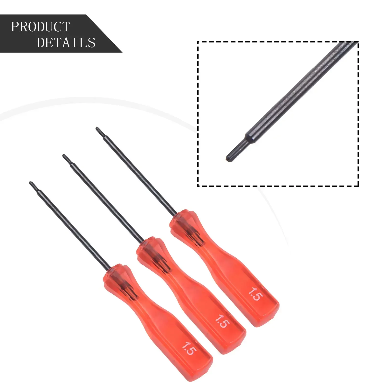 Screwdriver Tri-Wing Screwdriver Metal Portable Precision 108mm Length 3Pcs For Game Devices For Wii GBA DS Lite NDSL Quality