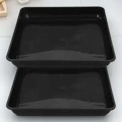 

2Pcs Flower Pot Trays Plant Saucers PP Material Drainage Tray for Cactus Planter Pads