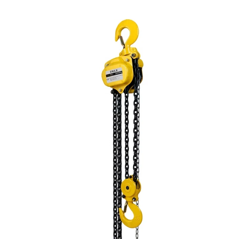 Manual Chain Hoist Chain Pulley Block Ratchet Hand Puller Model VC-50TB Durable Hoist A Frame