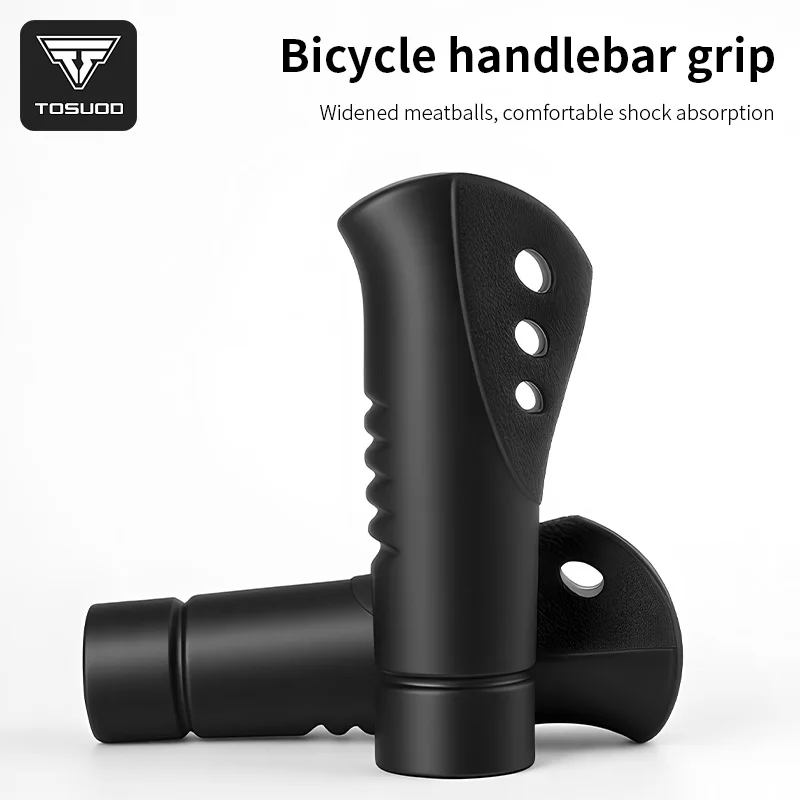 TOSUOD Fahrradgriffe Stoßdämpfende Lenkerendabdeckung MTB Rennrad Griffe Lenker Anti-Rutsch Zubehör