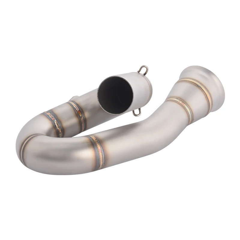 

703R 2025-2026 For Zontes 703RR 2024-2026 Motorcycle Exhaust System Mid Link Pipe 304 Stainless Steel Slip On 51mm Connect Tube