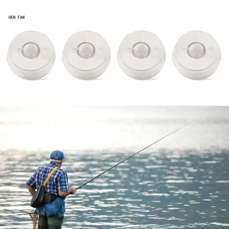 4 Pcs PVA Fishing Line Water Soluble PVA White Baits Line Funnel System 20m Fishing String Tape Tool Accessory Easy Use M89D