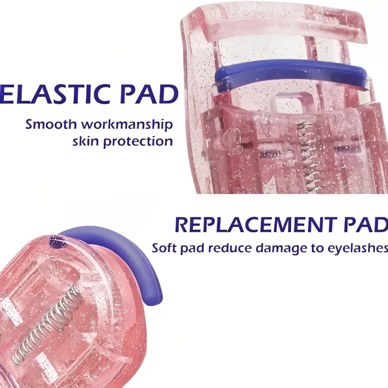 Rizador de Pestañas Profesional Mini, Portátil, Pinzas para Rizar Pestañas, Rizador de Pestañas con Diseño de Girasol, Accesorios de Maquillaje, Herramientas para Pestañas