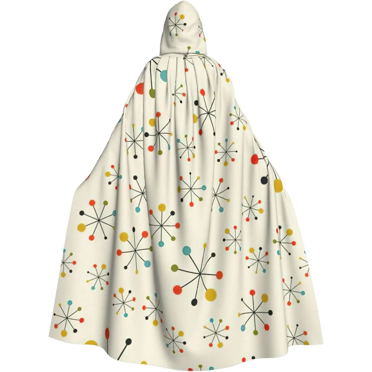 

Retro Modern Print Versatile Hooded Cloak Halloween Cloak Total Cosplay Parties Festivals Hooded Cloak