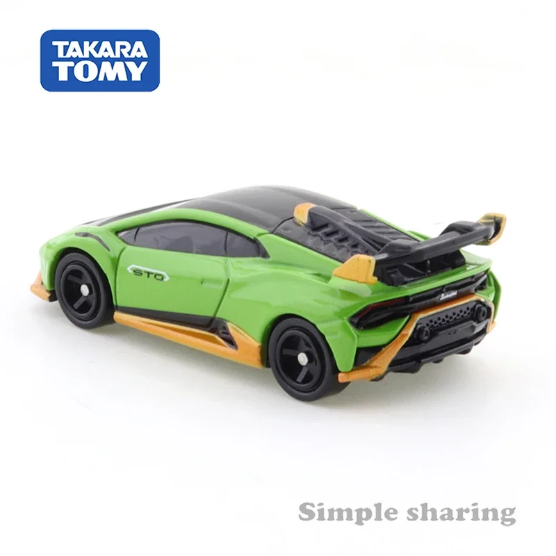 Takara Tomy Tomica No.11 Lamborghini Huracan STO (First Special Specification) 1/62 Car Model Simulation Toy Boy Toy Collection