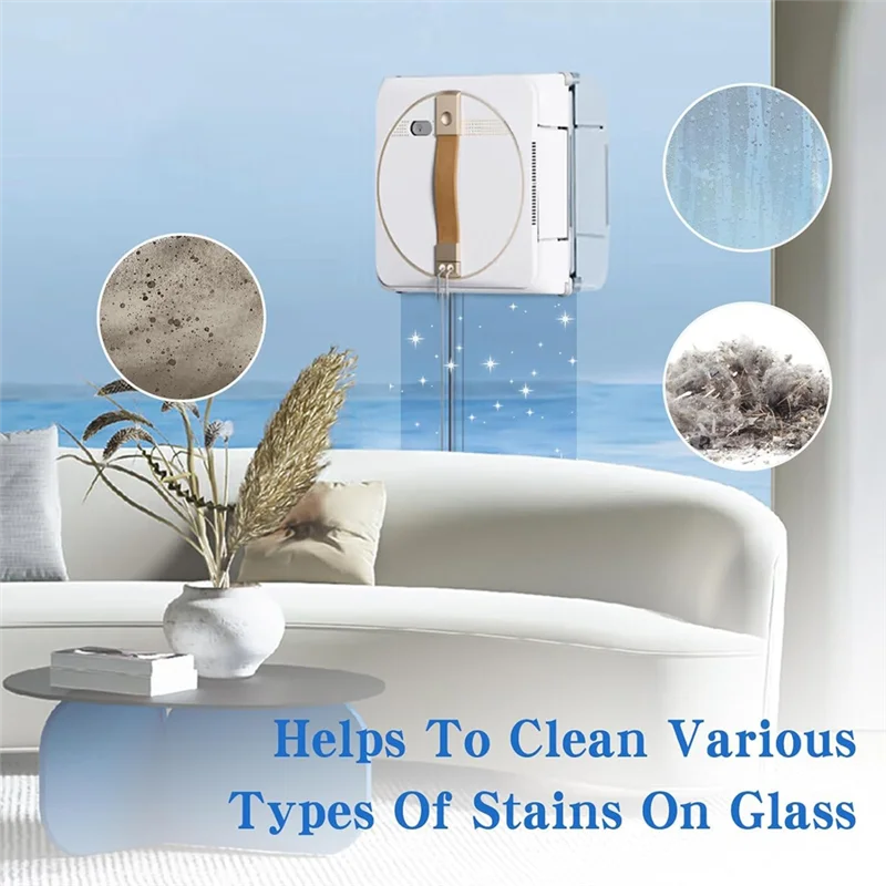 A85I-7Pack Cleaning Cloths For Ecovacs Winbot W1 Pro/W1/W2 Omni/W2 Window Cleaning Robots,Ecovacs Cleaners Refills Reusable