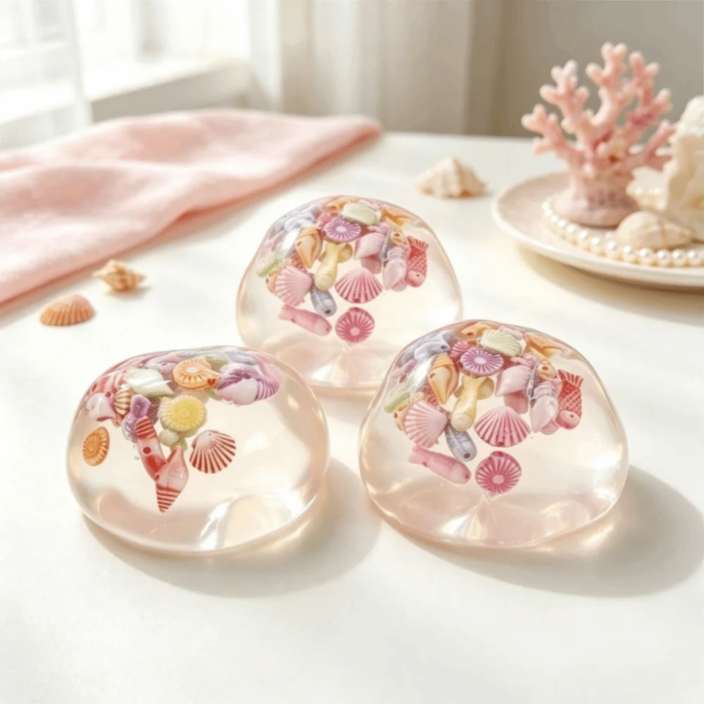 Squeeze Ocean Shells Ocean Shells Squishy Super Soft Transparent Reduce Pressure Balls Slow Resbound Slow Rise Pinch Gift