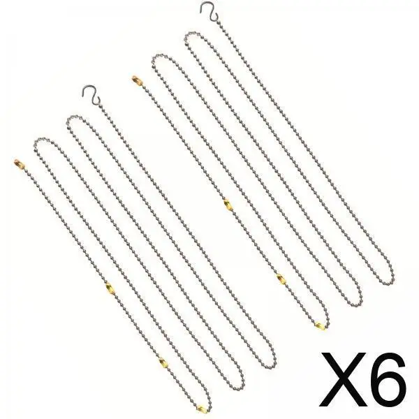 

6x 98inch Long Volleyball Net Setter Chain with Manual, Referee Equipment,