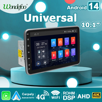 10.1'' Screen Android 14 Universal Car Radio Autoradio For VW Volkswagen Hyundai Toyota Carplay Bluetooth Multimedia Player 2DIN