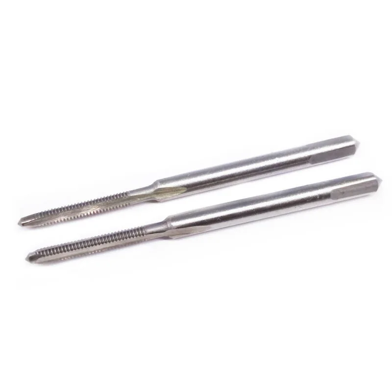 2pcs M2 x 0.4 mm Metric Taper Tap Set for Right-Hand Internal Threading in Electronics Enclosures and Sensor Mounts