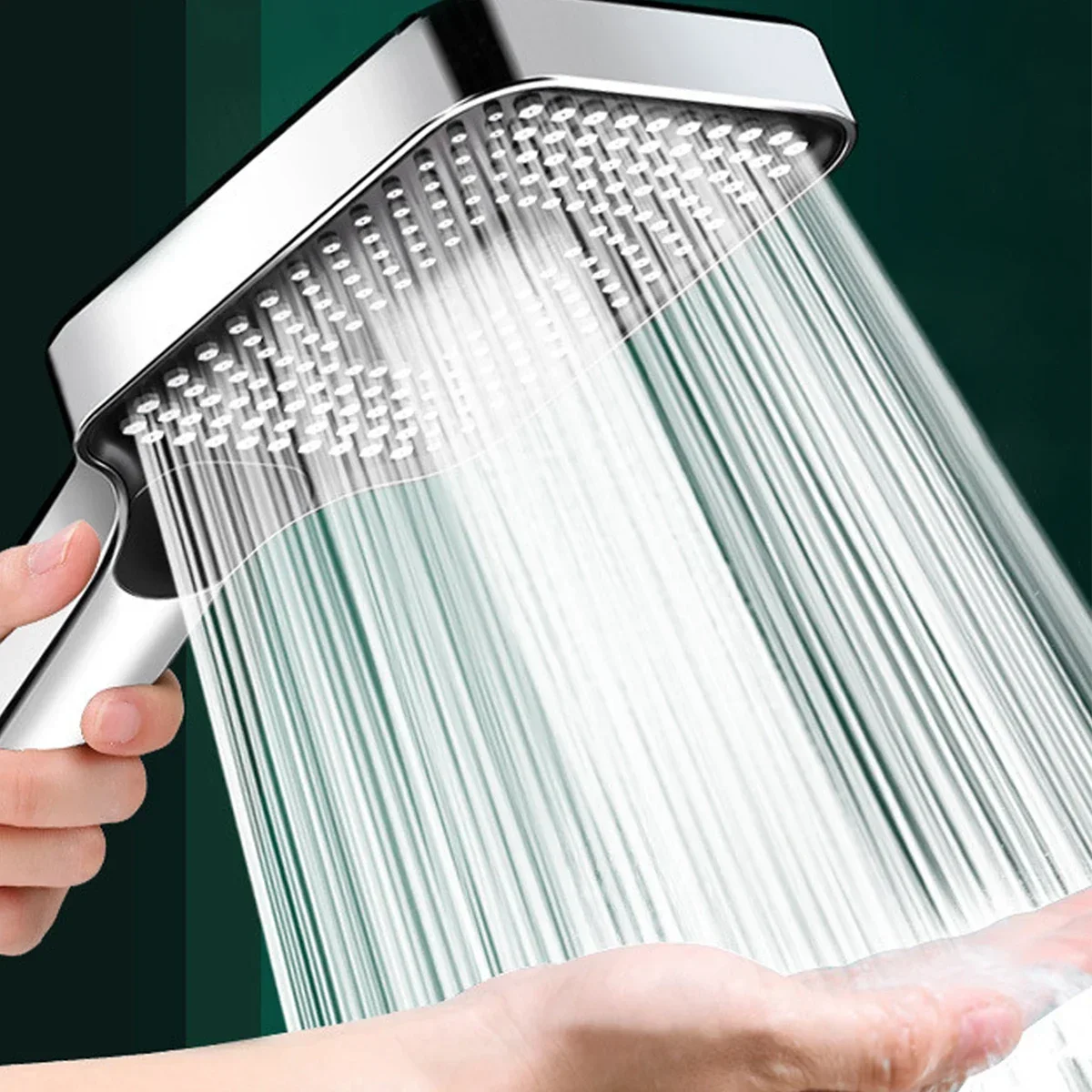 Supercharged High Pressure Shower Heads 3 Modes Adjustable Water Saving Showerhead Water Sprayer Showers Massage Accessories