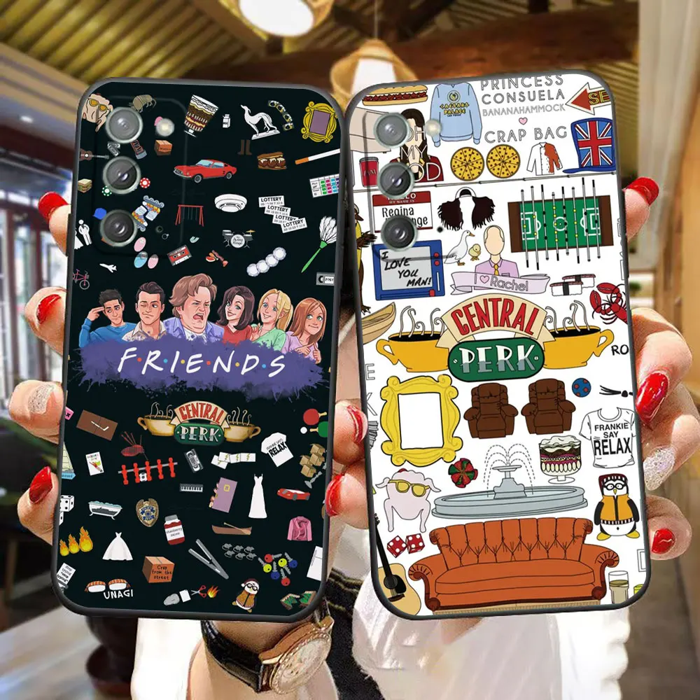 Free Friends TV Show Phone Case For Samsung Galaxy NOTE 20 10 9 8 ULTRA LITE A14 A11 10 A10S A10E A9 A04 A04E A03 A03S A02 Case