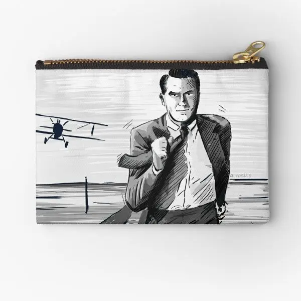 North By Northwest By Alfred Hitchcock  Zipper Pouches Cosmetic Bag Pocket Panties Storage Underwear Socks Women Small Men