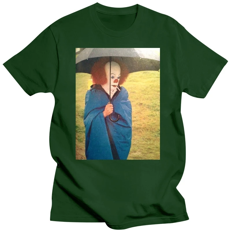 Pennywise It Tim Curry Smoking Funny Parody Movie Fan T Shirt