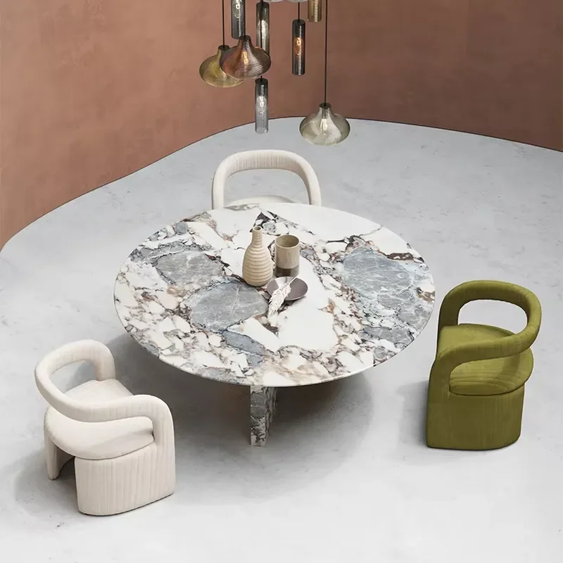 Gainsville Marble Dining Tables Exquisite Craftsmanship High-end Natural Stone Tables Customized