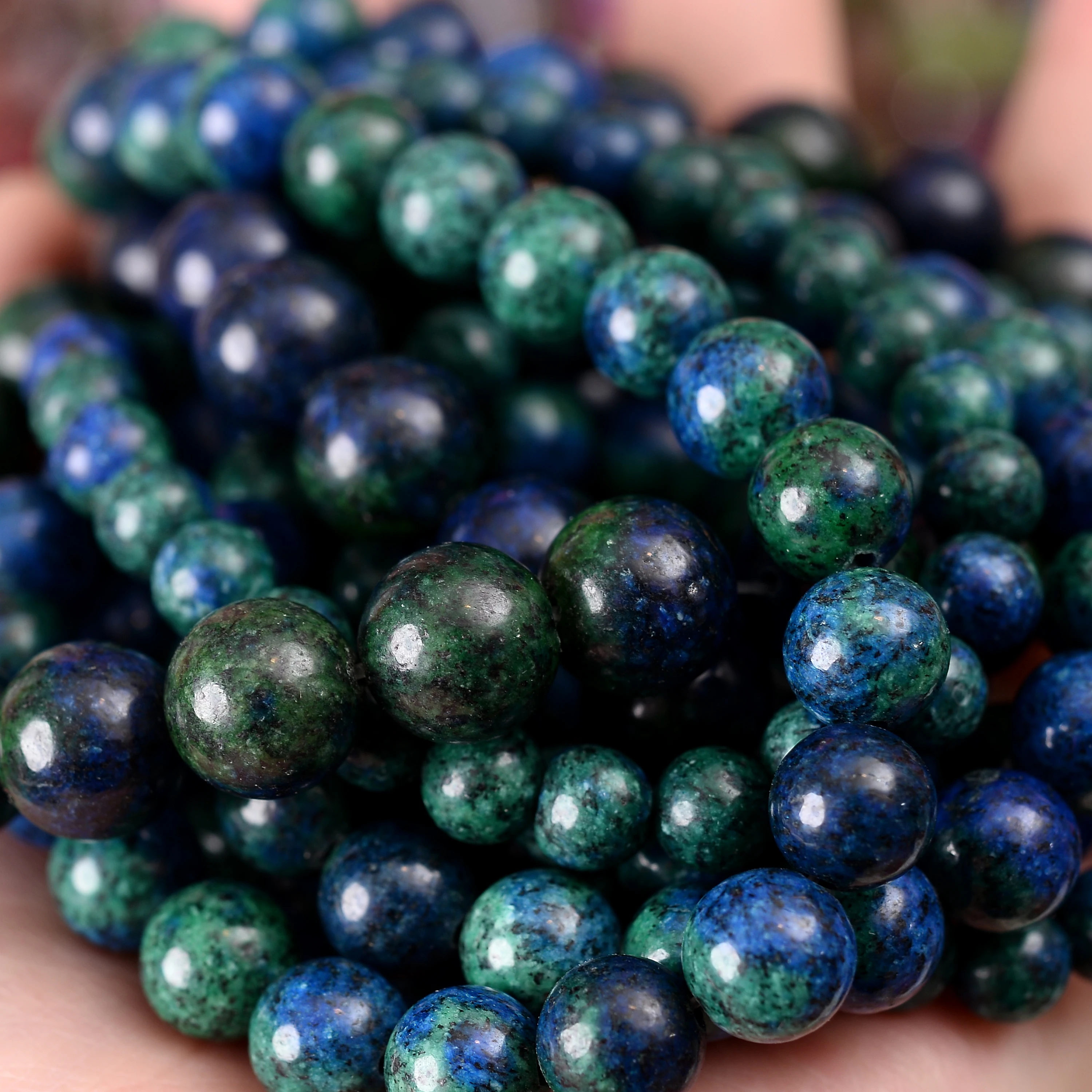 Natuursteen Kralen Lava Jaspers Tijgeroog Quartz Agaat Ronde Losse Kralen voor Sieraden Maken DIY Armband Accessoires 4-12MM