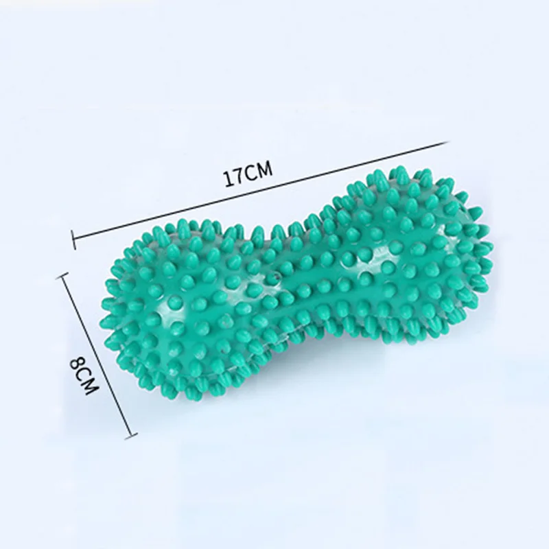 1Pcs Foot Massage Roller Peanut Double Lacrosse Spiky Ball Myofascial Balls for Plantar Fasciitis Mobility Back Foot Arch Pain R