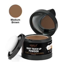 Hair Root Touch Up Powder Hair Beard and Eyebrows Instant Color Touch-up Hair Powder Natural Dyeing Makeup Product for Women Men