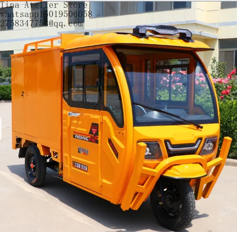High Efficiency Three Wheels Motorcycle High Pressure Car Washer Mobile Steam Car Wash Machine Tricycle Steam Cleaner Machine